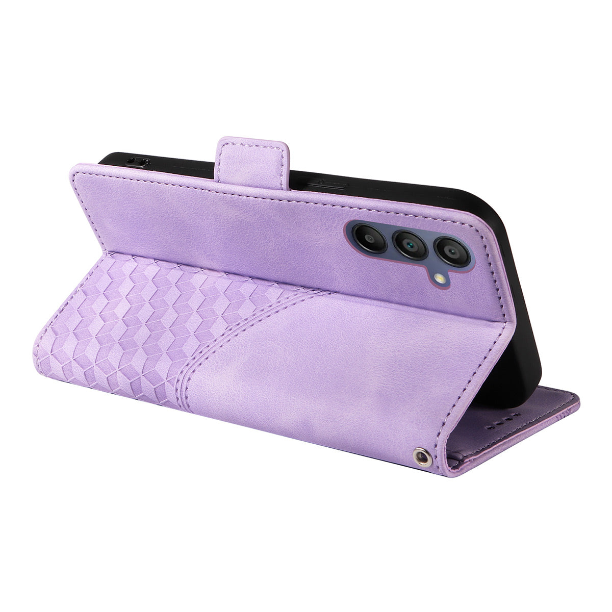 For Samsung Galaxy A16 5G / A16 4G ENKAY Starry Sky Pattern PU Leather Case Wallet Shockproof Phone Cover with Screen Film - Purple For Samsung Galaxy A16 5G / A16 4G ENKAY Starry Sky Pattern PU Leather Case Wallet Shockproof Phone Cover with Screen Film - Purple